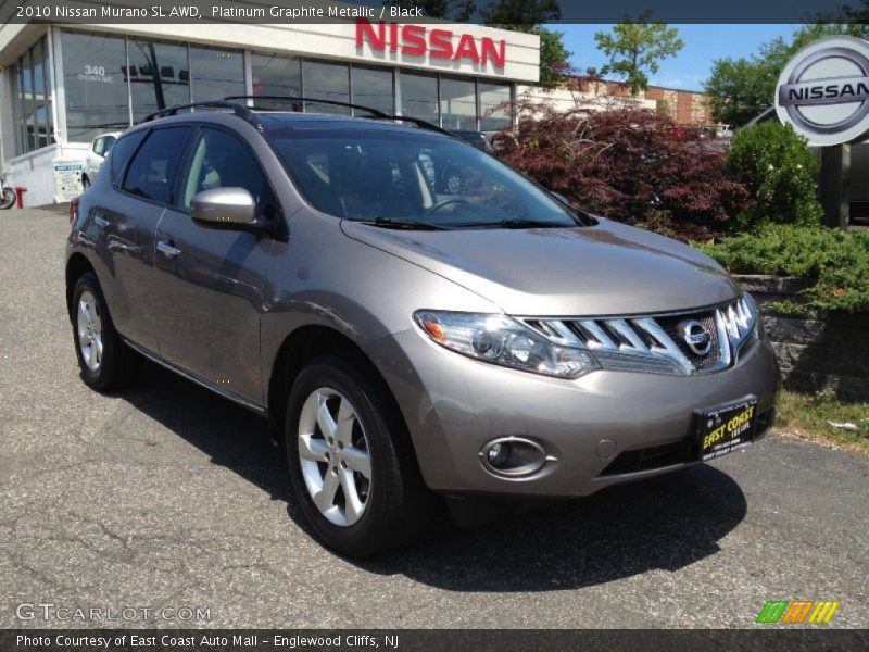 Platinum Graphite Metallic / Black 2010 Nissan Murano SL AWD