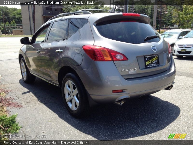 Platinum Graphite Metallic / Black 2010 Nissan Murano SL AWD