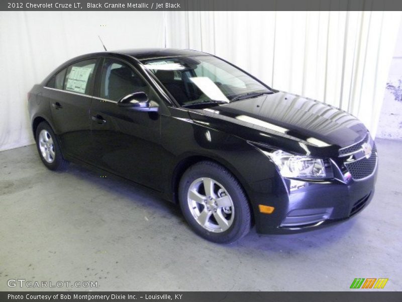 Black Granite Metallic / Jet Black 2012 Chevrolet Cruze LT