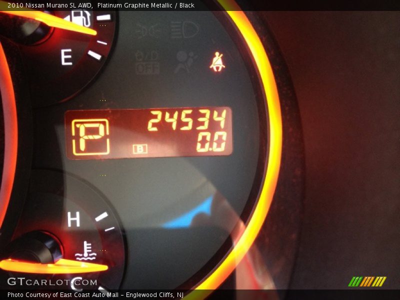 Platinum Graphite Metallic / Black 2010 Nissan Murano SL AWD