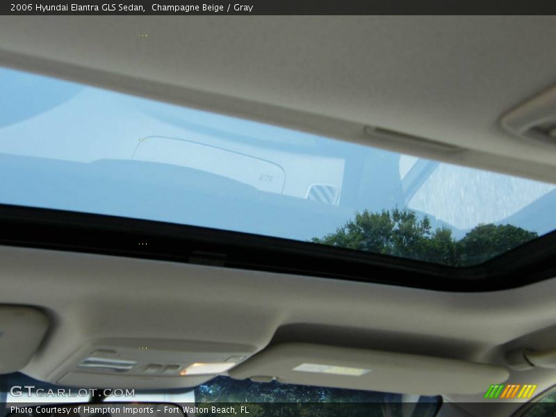 Champagne Beige / Gray 2006 Hyundai Elantra GLS Sedan