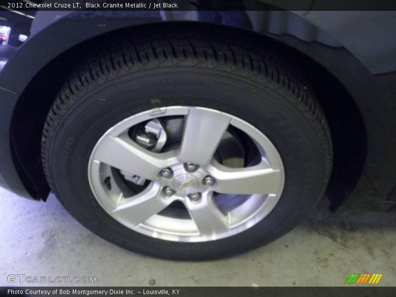 Black Granite Metallic / Jet Black 2012 Chevrolet Cruze LT