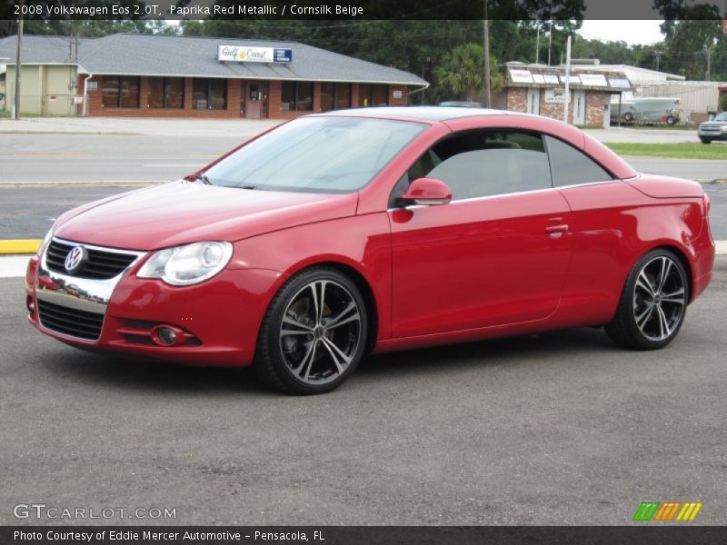 Paprika Red Metallic / Cornsilk Beige 2008 Volkswagen Eos 2.0T