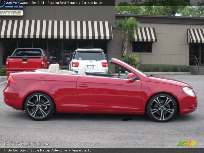 Paprika Red Metallic / Cornsilk Beige 2008 Volkswagen Eos 2.0T