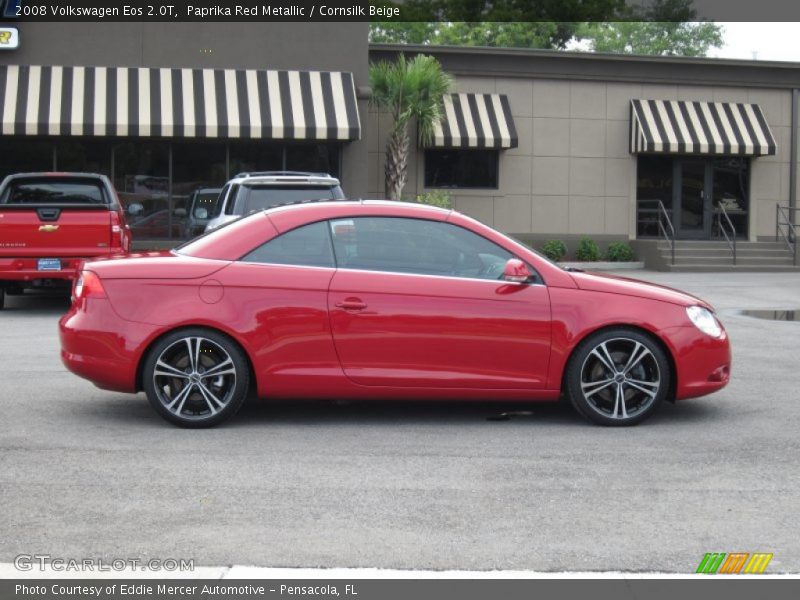 Paprika Red Metallic / Cornsilk Beige 2008 Volkswagen Eos 2.0T