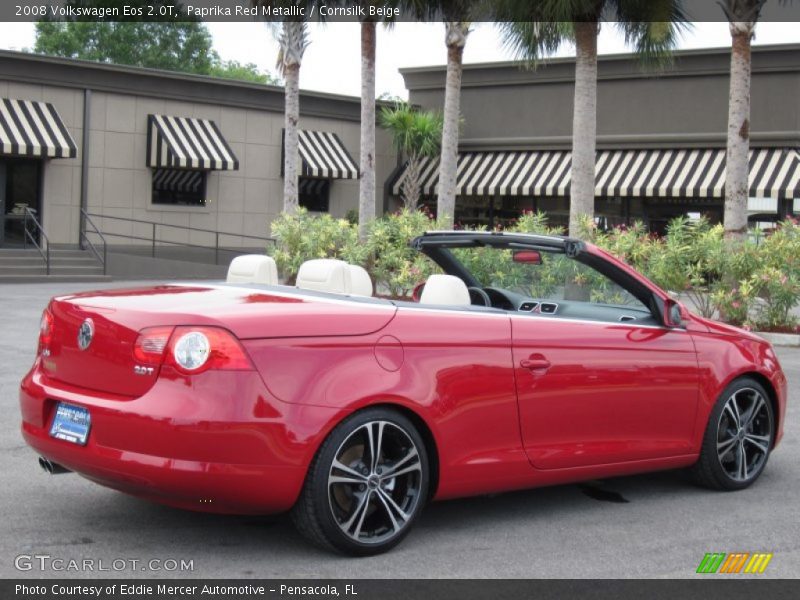 Paprika Red Metallic / Cornsilk Beige 2008 Volkswagen Eos 2.0T