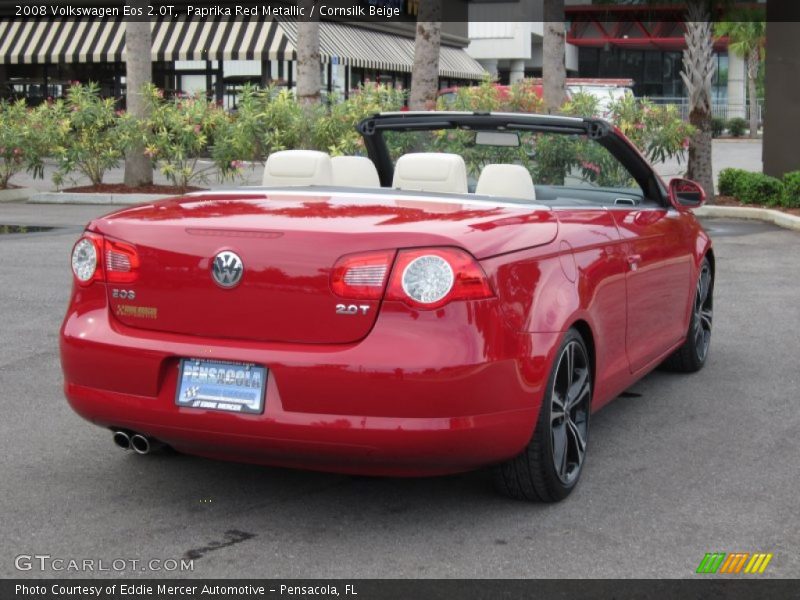 Paprika Red Metallic / Cornsilk Beige 2008 Volkswagen Eos 2.0T