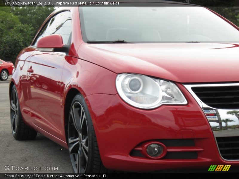 Paprika Red Metallic / Cornsilk Beige 2008 Volkswagen Eos 2.0T