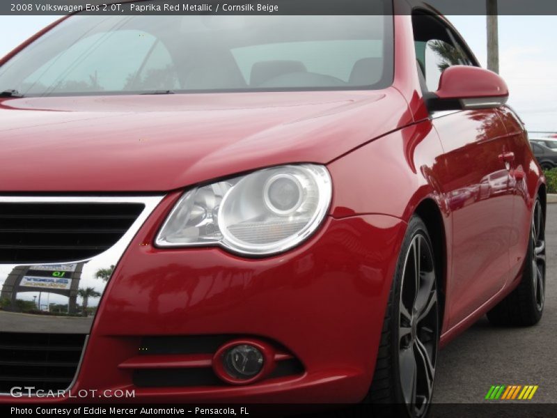 Paprika Red Metallic / Cornsilk Beige 2008 Volkswagen Eos 2.0T