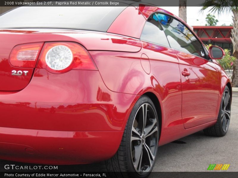 Paprika Red Metallic / Cornsilk Beige 2008 Volkswagen Eos 2.0T