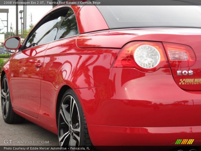 Paprika Red Metallic / Cornsilk Beige 2008 Volkswagen Eos 2.0T