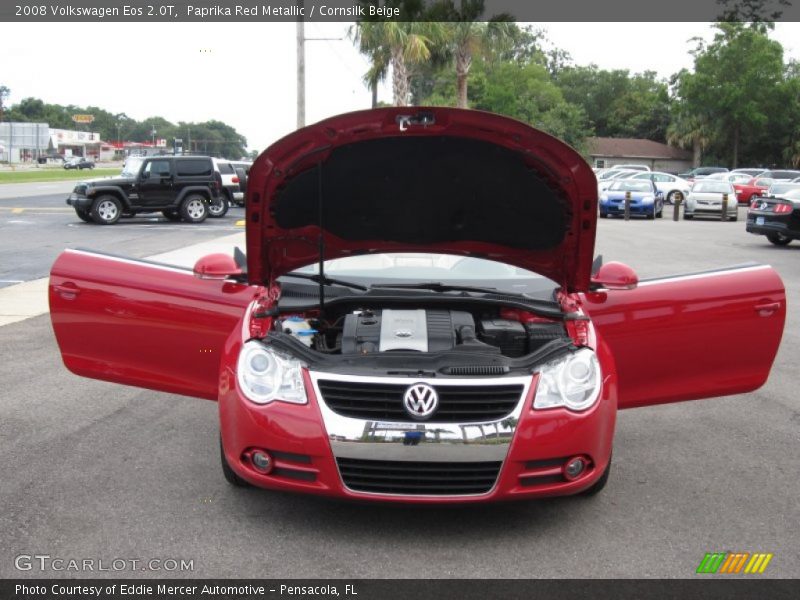 Paprika Red Metallic / Cornsilk Beige 2008 Volkswagen Eos 2.0T