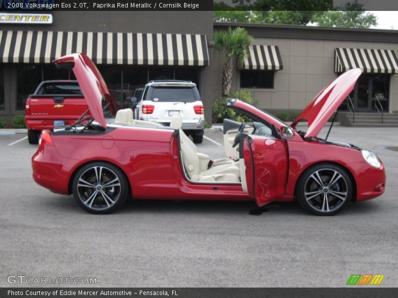 Paprika Red Metallic / Cornsilk Beige 2008 Volkswagen Eos 2.0T