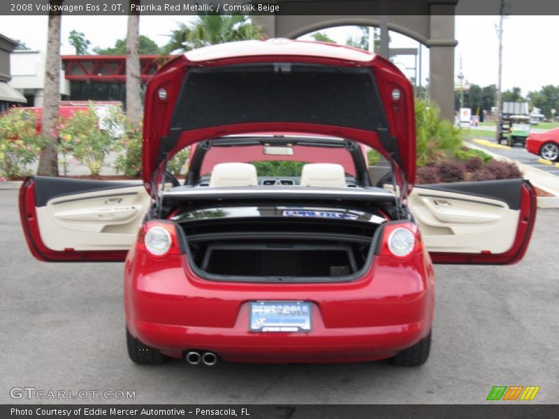 Paprika Red Metallic / Cornsilk Beige 2008 Volkswagen Eos 2.0T