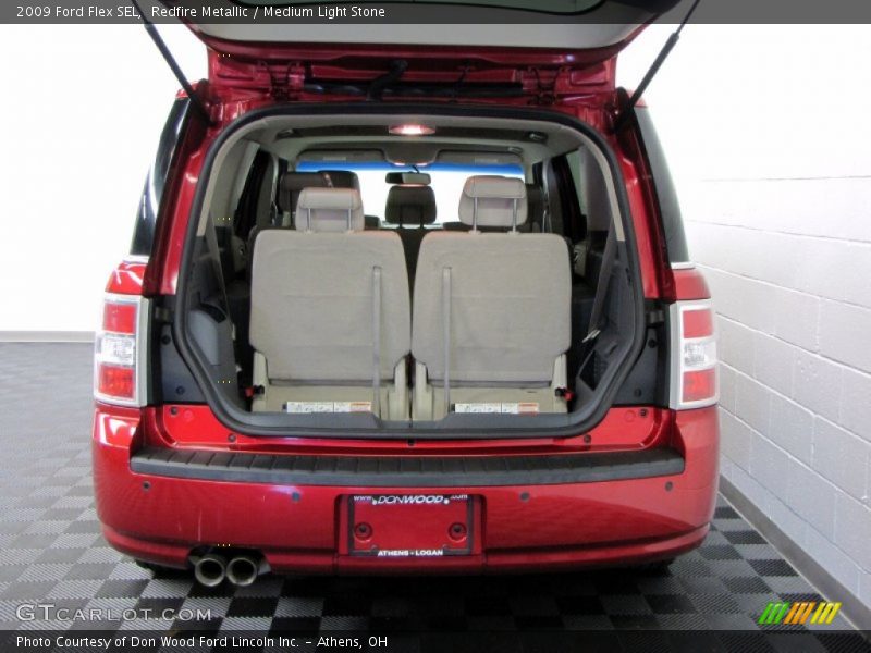 Redfire Metallic / Medium Light Stone 2009 Ford Flex SEL