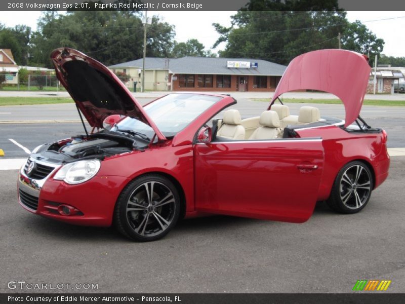 Paprika Red Metallic / Cornsilk Beige 2008 Volkswagen Eos 2.0T