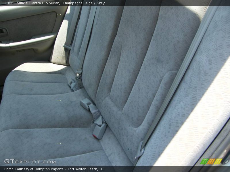 Champagne Beige / Gray 2006 Hyundai Elantra GLS Sedan