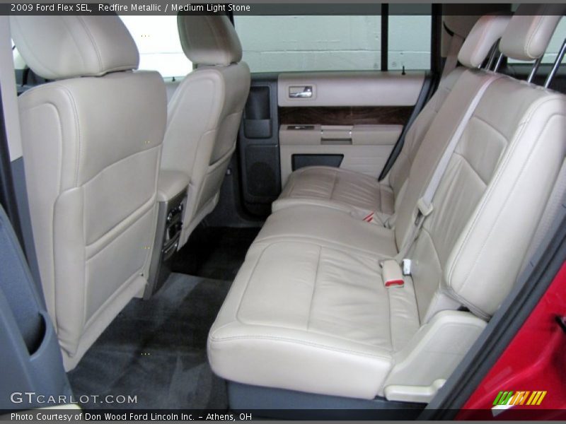 Redfire Metallic / Medium Light Stone 2009 Ford Flex SEL