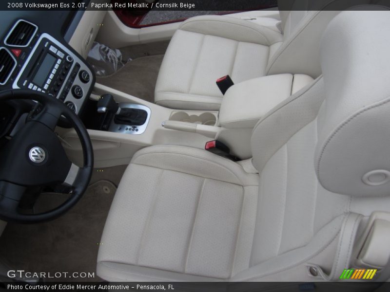 Paprika Red Metallic / Cornsilk Beige 2008 Volkswagen Eos 2.0T
