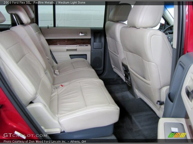 Redfire Metallic / Medium Light Stone 2009 Ford Flex SEL
