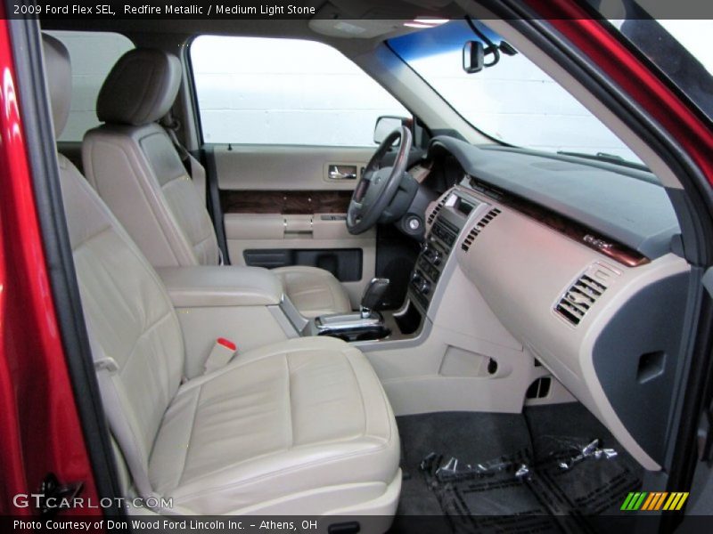 Redfire Metallic / Medium Light Stone 2009 Ford Flex SEL