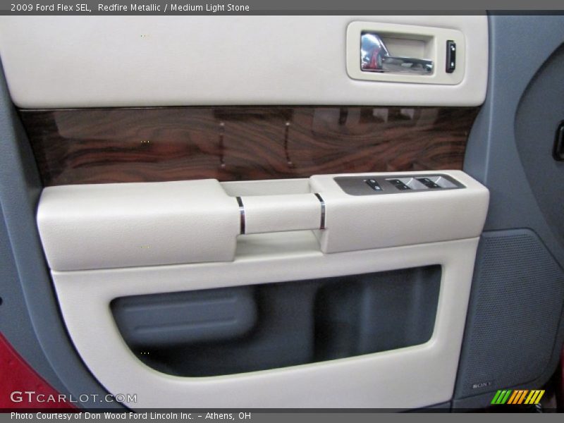 Redfire Metallic / Medium Light Stone 2009 Ford Flex SEL