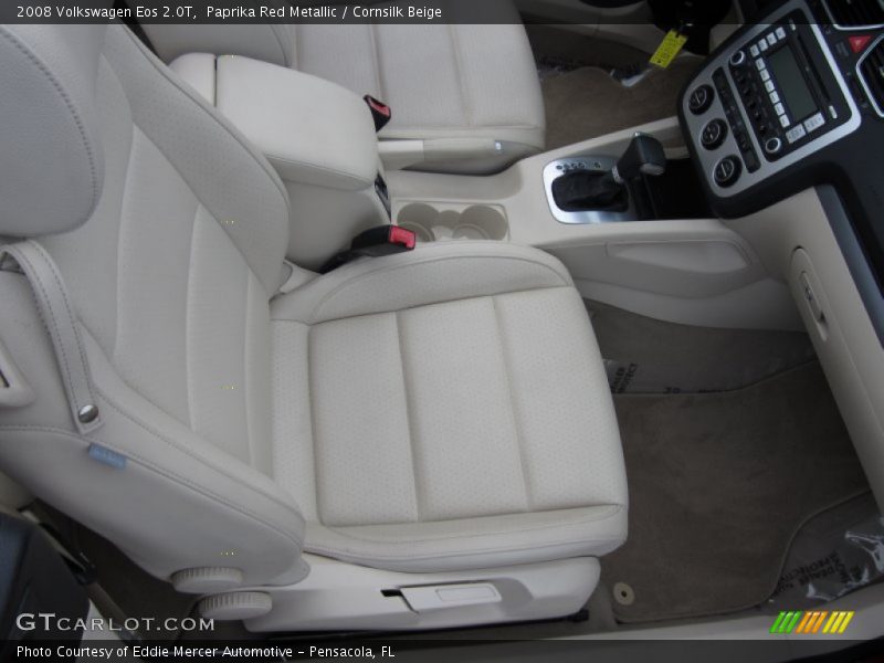 Paprika Red Metallic / Cornsilk Beige 2008 Volkswagen Eos 2.0T