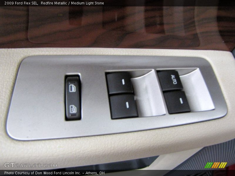 Redfire Metallic / Medium Light Stone 2009 Ford Flex SEL