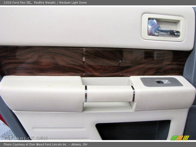 Redfire Metallic / Medium Light Stone 2009 Ford Flex SEL