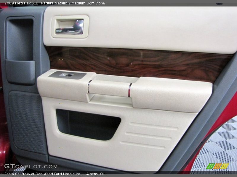 Redfire Metallic / Medium Light Stone 2009 Ford Flex SEL