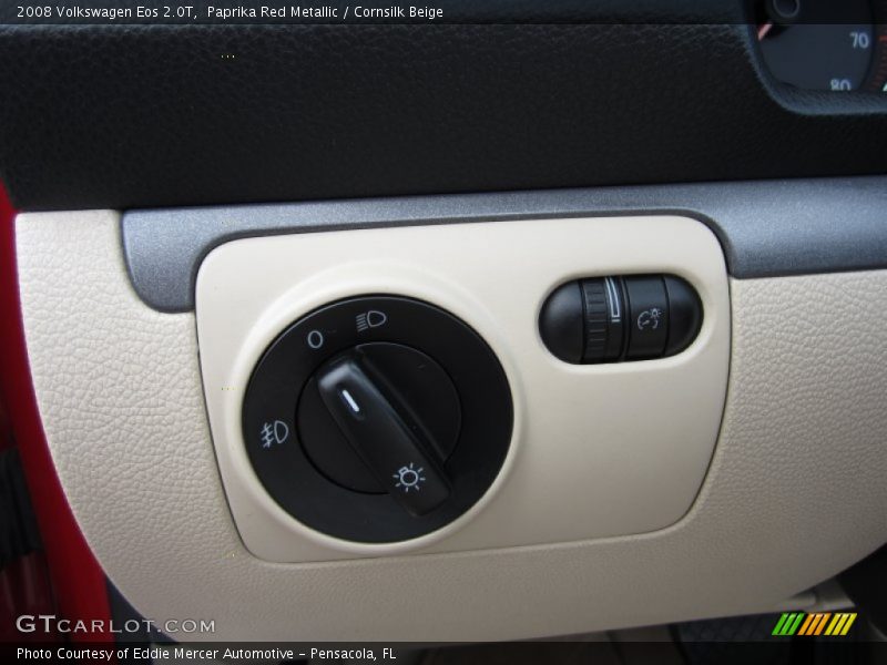 Paprika Red Metallic / Cornsilk Beige 2008 Volkswagen Eos 2.0T