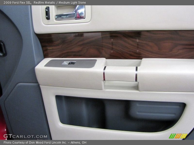 Redfire Metallic / Medium Light Stone 2009 Ford Flex SEL