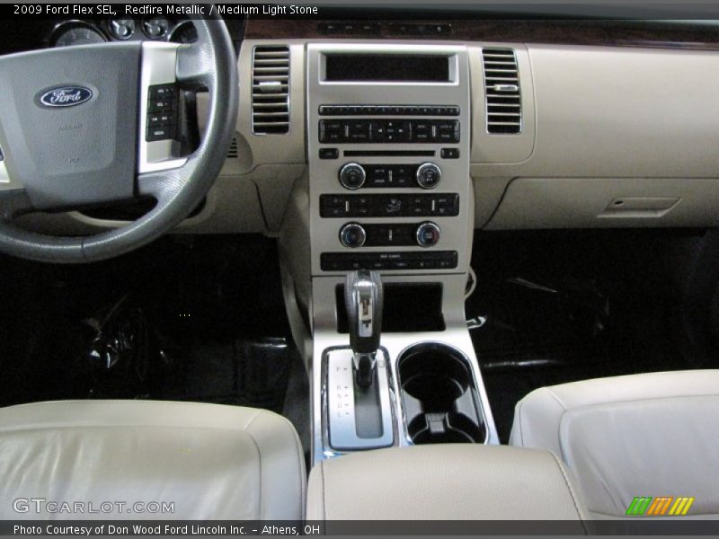 Redfire Metallic / Medium Light Stone 2009 Ford Flex SEL