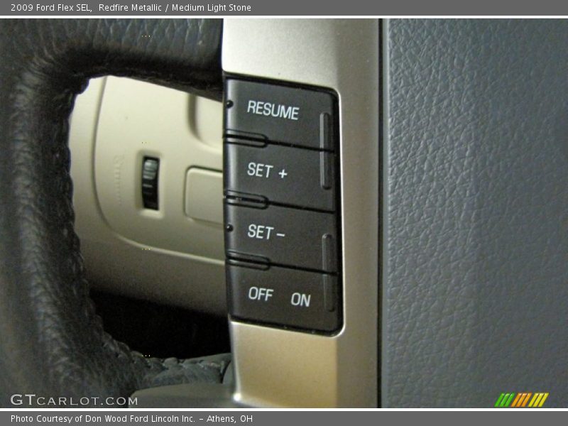 Redfire Metallic / Medium Light Stone 2009 Ford Flex SEL