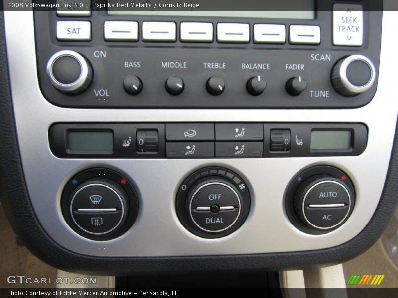 Controls of 2008 Eos 2.0T