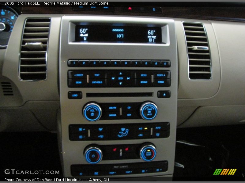 Redfire Metallic / Medium Light Stone 2009 Ford Flex SEL