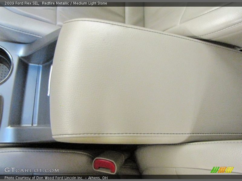 Redfire Metallic / Medium Light Stone 2009 Ford Flex SEL