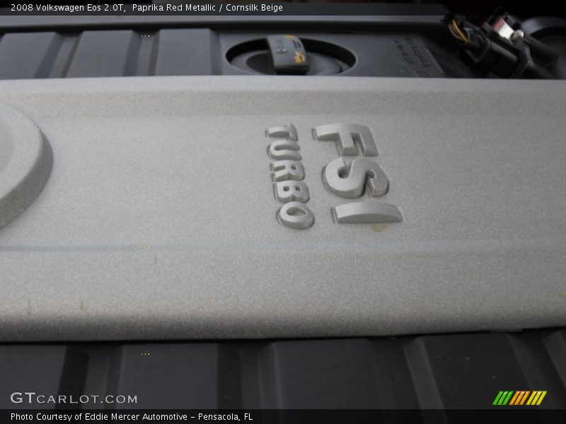 Paprika Red Metallic / Cornsilk Beige 2008 Volkswagen Eos 2.0T