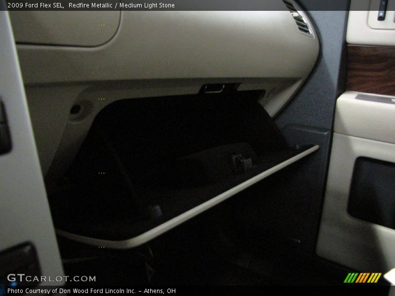 Redfire Metallic / Medium Light Stone 2009 Ford Flex SEL