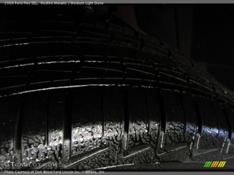 Redfire Metallic / Medium Light Stone 2009 Ford Flex SEL