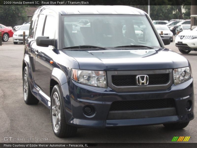 Royal Blue Pearl / Titanium/Black 2009 Honda Element SC