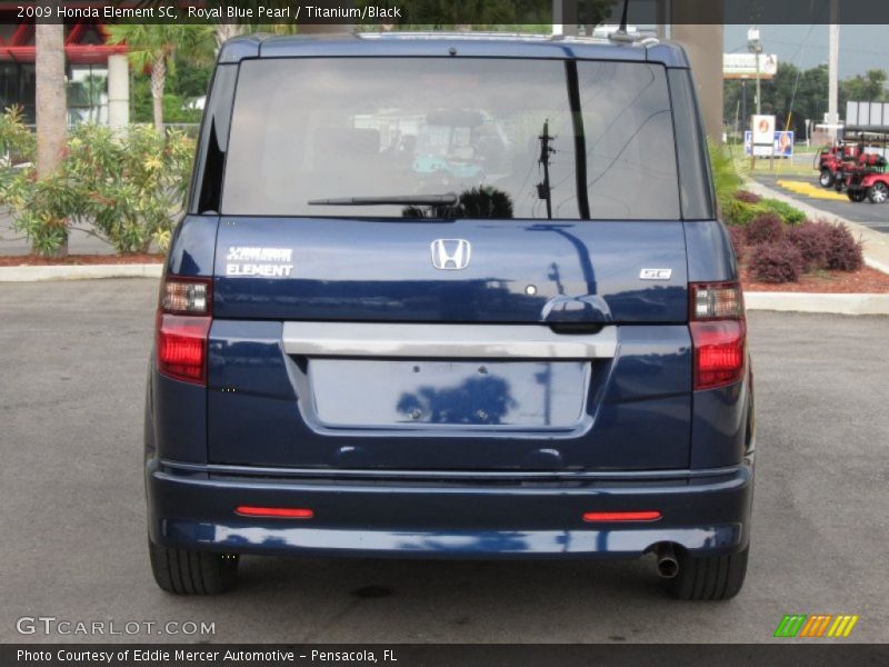 Royal Blue Pearl / Titanium/Black 2009 Honda Element SC