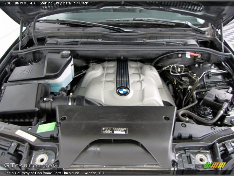 Sterling Grey Metallic / Black 2005 BMW X5 4.4i
