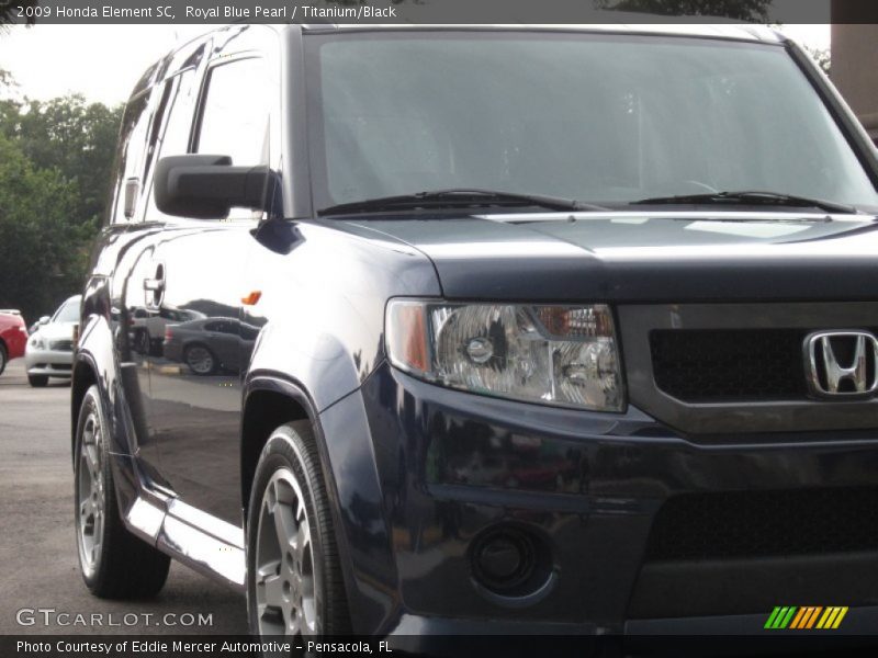 Royal Blue Pearl / Titanium/Black 2009 Honda Element SC