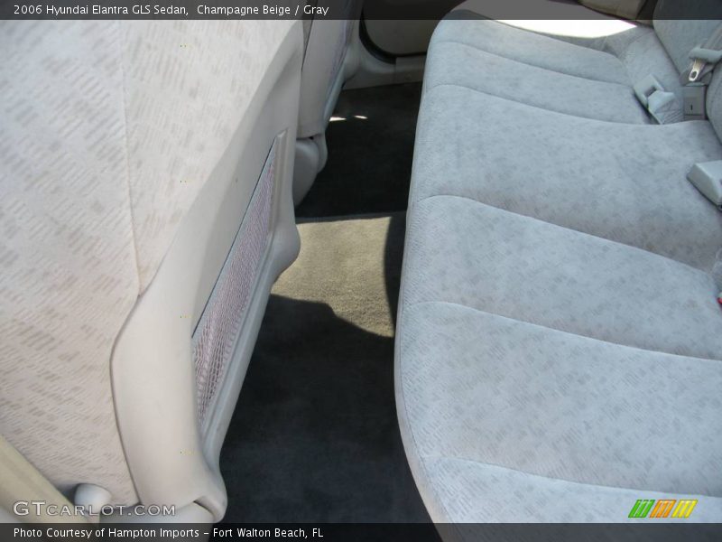 Champagne Beige / Gray 2006 Hyundai Elantra GLS Sedan