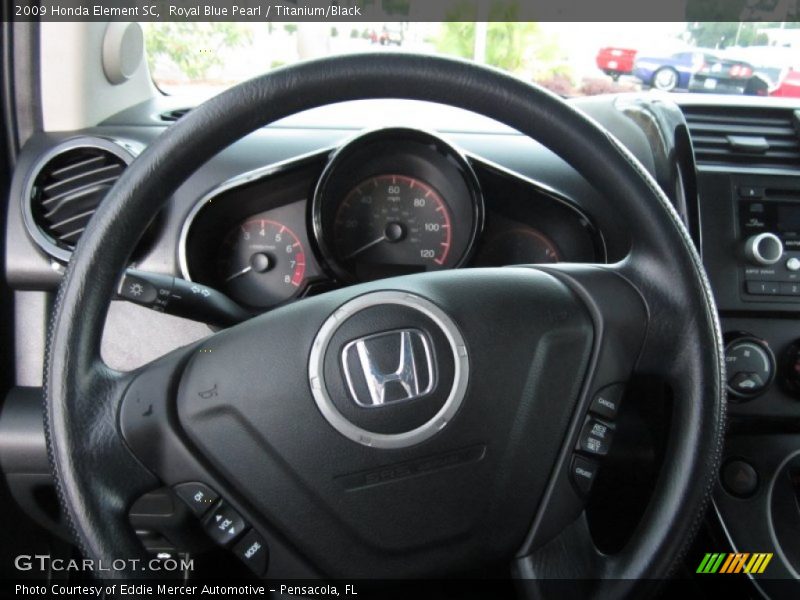 Royal Blue Pearl / Titanium/Black 2009 Honda Element SC