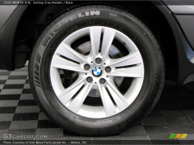 Sterling Grey Metallic / Black 2005 BMW X5 4.4i