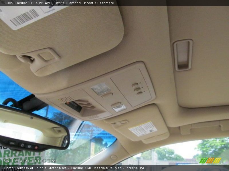 White Diamond Tricoat / Cashmere 2009 Cadillac STS 4 V6 AWD