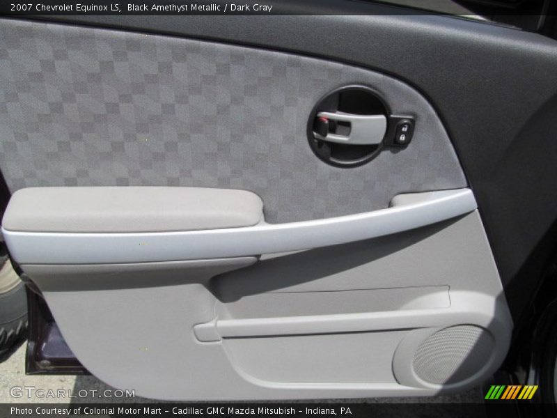 Black Amethyst Metallic / Dark Gray 2007 Chevrolet Equinox LS