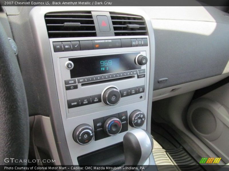 Black Amethyst Metallic / Dark Gray 2007 Chevrolet Equinox LS
